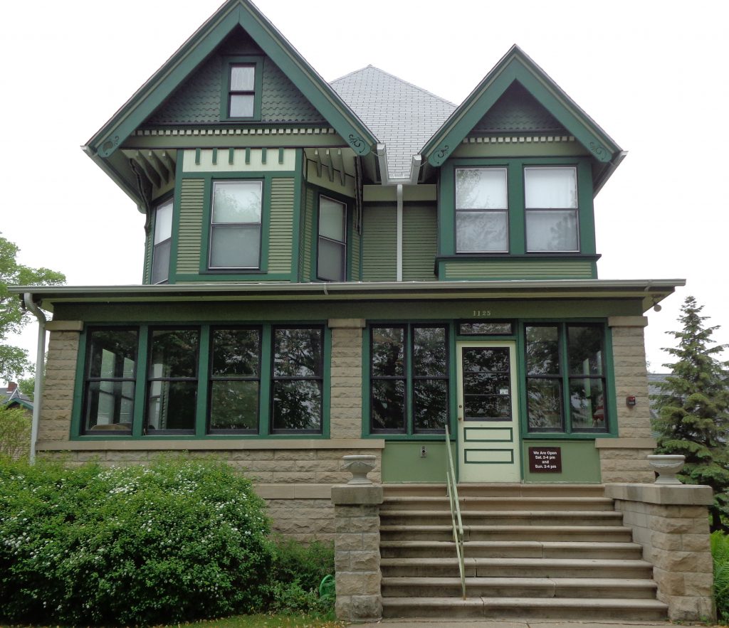 Photo of McMurray House, Victorian style painted green